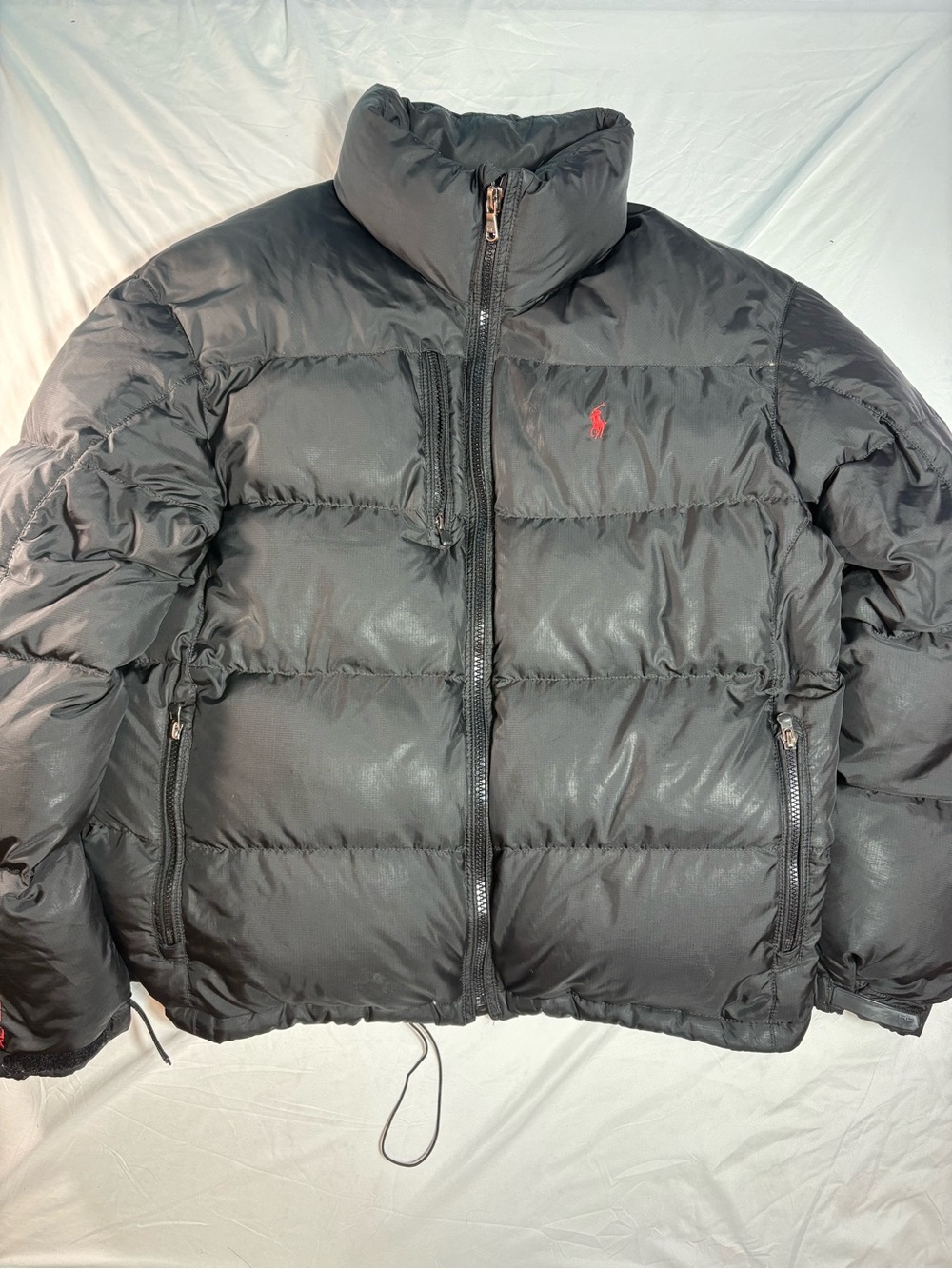 Polo ralph lauren pony down RL250 puffer jacket black size XL